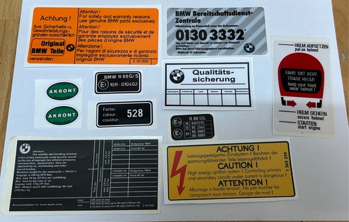 Adesivi etichette bmw g s - bmw, g/s