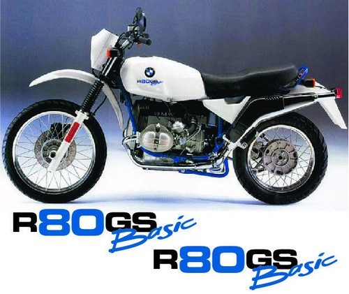 Bmw r80gs basic tank decals - bmw,