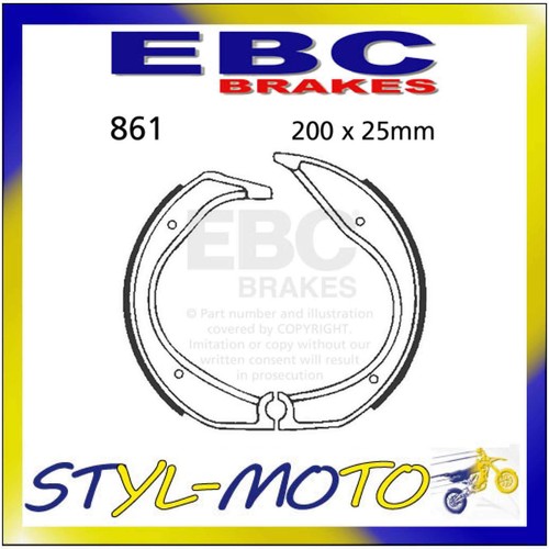 861 ganasce posteriori ebc bmw - ebc,