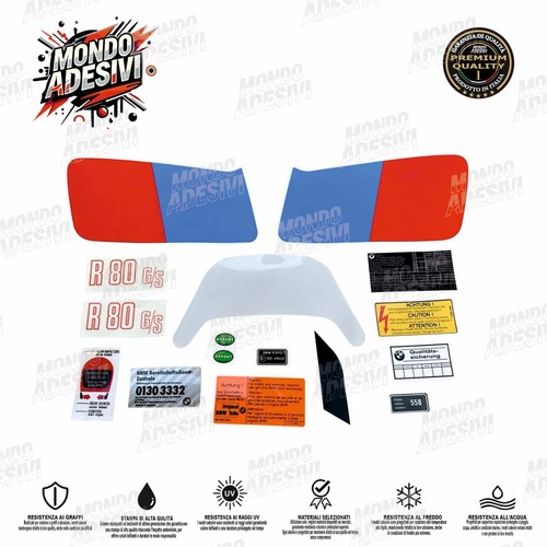Adesivi r80 moto modello - adesivi,