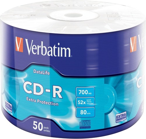 Dischi verbatim 80 min - verbatim, cd-r